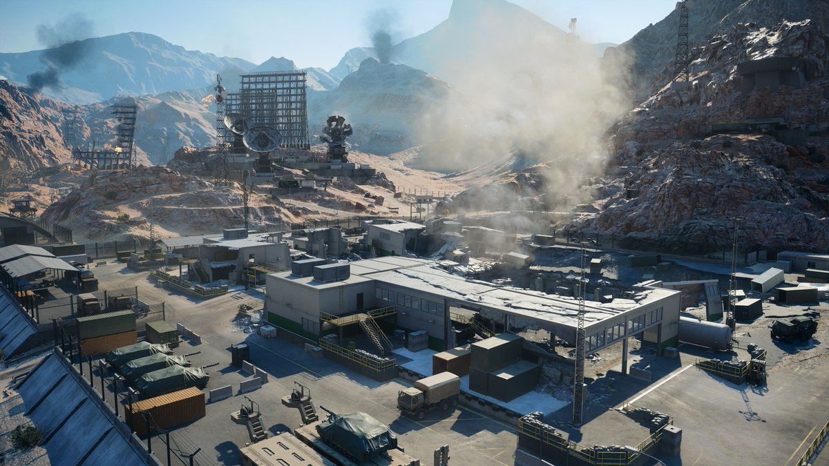 ZyricksTV's tweet photo. 🗺️ BATTLEFIELD 6: EA BREAKS DOWN VEGAS STRIP & AREA 51

EA’s new developer map guide details how Season 5’s two launch maps divide infantry, vehicles and aircraft when Siege of Vegas arrives October 13.

🏙️ Vegas Strip
Olympus Lobby supports attacks through the valet area, staff entrances and rooftop ziplines. The central crater leaves armor exposed above while storm drains create a close-range route underneath.

💥 Destruction & flanks
Karat Plaza’s casino sign can be destroyed, changing the center objective. Rooftops, hotel rooms and alternate interior routes are intended to keep squads from funneling into one lane.

🛸 Area 51
The surface favors tanks, helicopters and jets across the dry lakebed. Three objectives inside the crater shift the fight into tunnels, garages and abandoned laboratories.

🏗️ Control Tower
The tower begins as a powerful sniper and overwatch position. Teams can bring it down, forcing the battle into the rubble below. EA also recommends Engineers against armor and using the surrounding mountains to reposition aircraft.

Source and imagery: EA / Battlefield Studios. Not endorsed by or affiliated with EA or its licensors.

#Battlefield6 #BF6