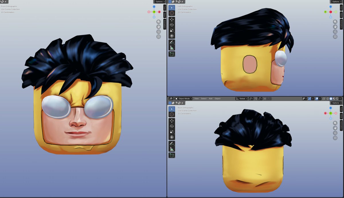 Risu_Tolik's tweet photo. Invincible hair in Roblox! 🦸‍♂️⚡
#Roblox #RobloxUGC #RobloxDev #RobloxHair #UGC https://t.co/f2OX4IOAGw