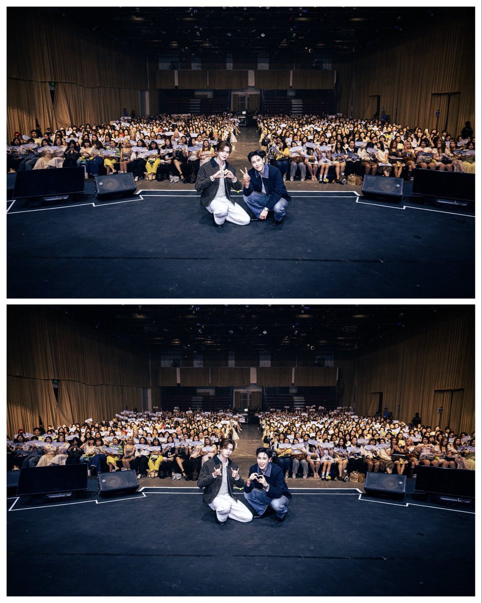GMMTV's tweet photo. Thank you so much to everyone who came to see us today 💖 It was so lovely to be back, and we hope to see you all again next time 🥰✨

Cảm ơn mọi người đã đến gặp chúng mình hôm nay 💖 Rất vui khi được trở lại và hy vọng sẽ sớm gặp lại mọi người vào lần tới nhé! 🥰✨

ขอบคุณทุกๆ คนที่มาเจอพวกเราในวันนี้มากๆ เลยนะครับ 💖 ดีใจที่ได้กลับมาอีกครั้ง และหวังว่าจะได้เจอกันอีกในครั้งต่อไปนะ 🥰✨

#JuniorMarkFMinVietnam
#GMMTV
@jnnrrs @Markjrtn