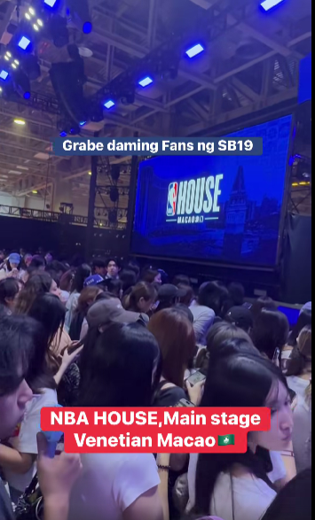 superbpaulo's tweet photo. Baka A'TIN 'yan! Enjoy pi kayong lahat! 

📸Dugang Macao OFW 

SB19 BLAZING IN MACAO
@SB19Official #SB19
#SB19atNBA中国赛2026
#SB19xNBAHouseMacao https://t.co/NgJGeEIULB