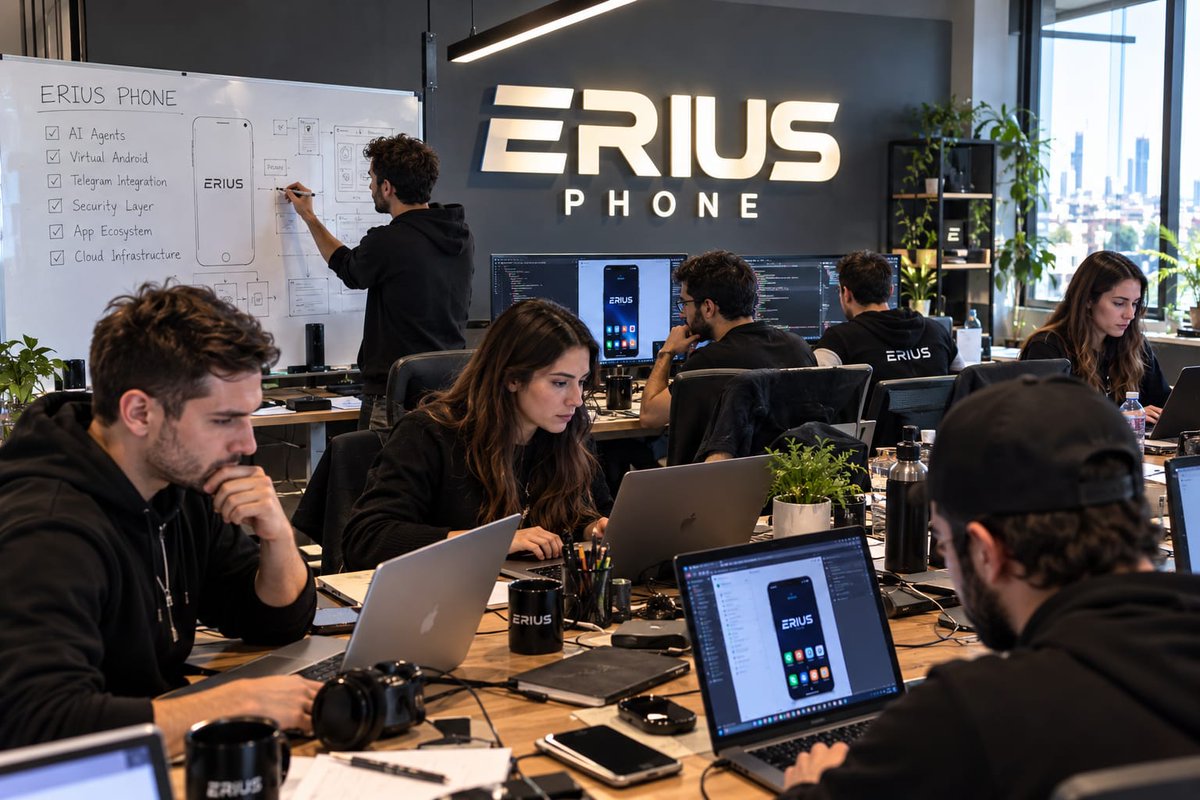 EriusPhone's tweet photo. Give Your AI Agent Its Own Phone.

AI can think.
Now it can use a phone.

Meet ERIUS Phone — the virtual phone built for AI agents.

📱 A dedicated virtual Android phone for your agent
📞 Voice calls
🎥 Video calls
💬 WhatsApp & Telegram
📲 Use apps like a real user
🧪 Test the apps you build
🔍 Audit user flows and find problems
⚡ Stay available 24/7

Your AI agent doesn't just answer anymore.

It can communicate. Navigate. Use apps. Test. Audit. Act.

ERIUS — The Virtual Phone for AI Agents.

Experience ERIUS.
https://t.co/owW9sP4dga