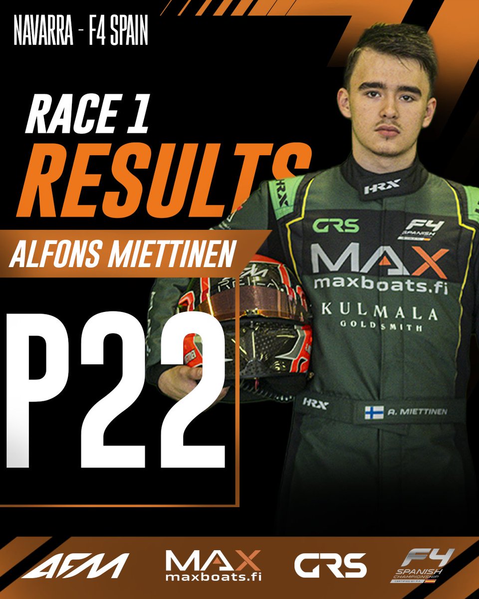 Fontzi_'s tweet photo. Race 1 at Navarra yet again a new racing track but we finished in our second best position. A race that was clean and with a lot of racing battles on track! https://t.co/L9Mvi0jYrn