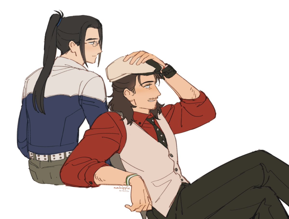 aakipple's tweet photo. what the hell sure #八仙 #宾权 
(posting both bc i like the alt version also :) https://t.co/VbMjHrqfQU