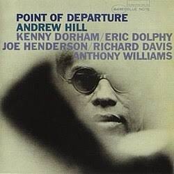 junmoonman's tweet photo. 今日の2枚目は、Andrew Hill『Point of Departure』（1964）

Andrew Hillの独創的なピアノに、Eric Dolphyらの演奏が絡み合う。緊張感がありながら、予想のつかない展開に引き込まれる一枚。

#AndrewHill #Jazz #EricDolphy #ジャズ https://t.co/DHUzx8LFN4