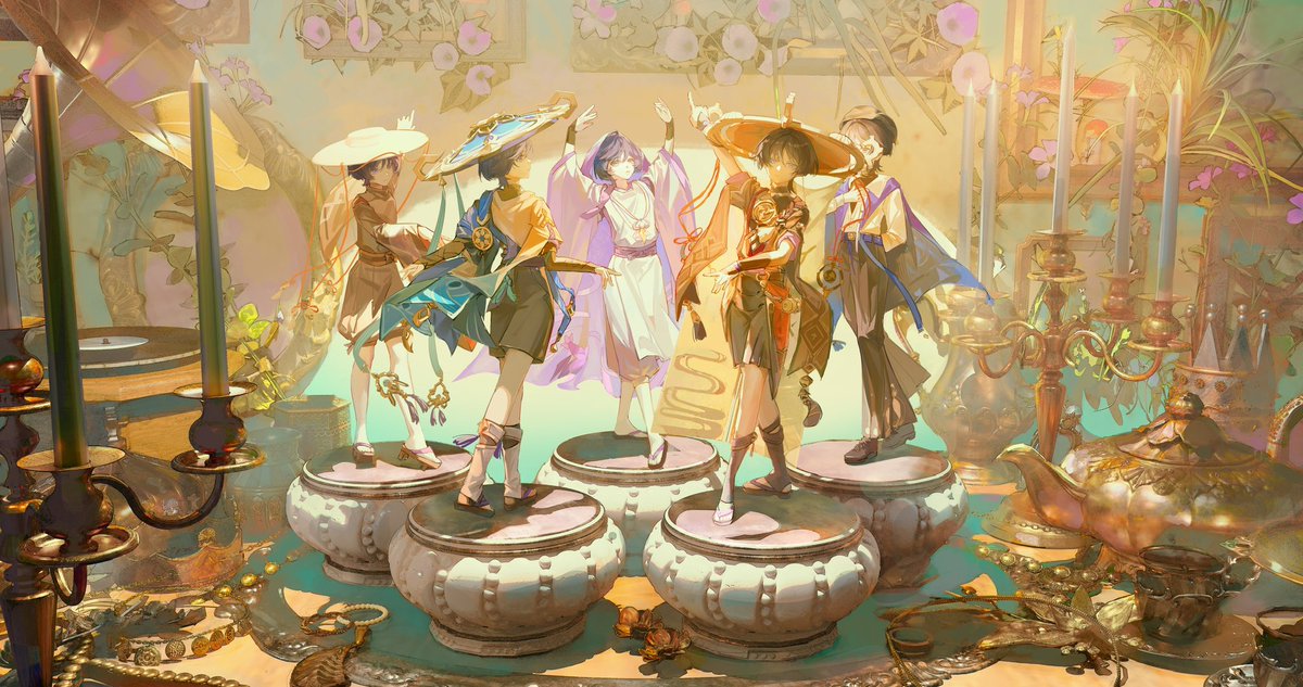 chencu00's tweet photo. 🎶🟡🎵

这个是全图！谢谢大家喜欢💕

#wanderer #scaramouche  #放浪者 #GenshinImpact #原神 https://t.co/cYDfxe6zVh