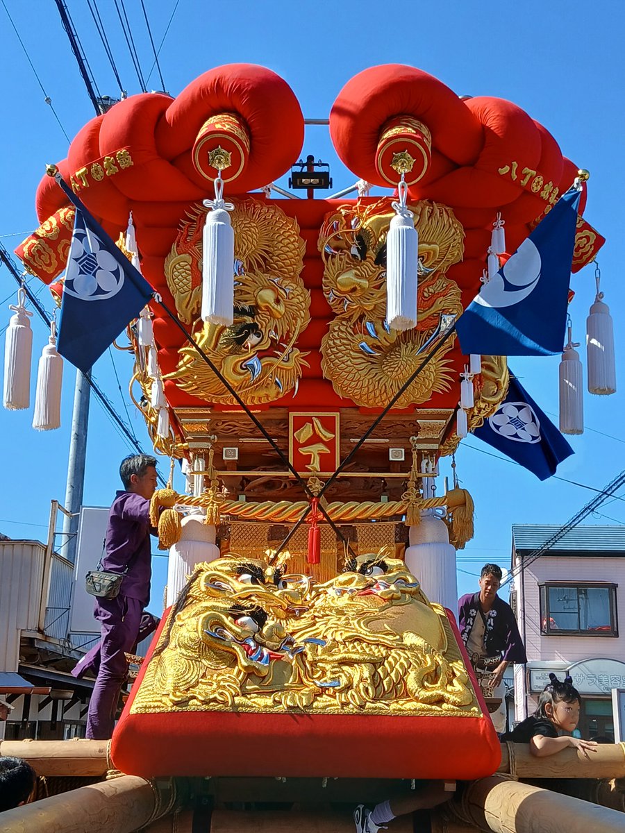 TinkasuTarr06v's tweet photo. うまれて初めて動いてるちょうさを見れました。 https://t.co/C7PnFGfhSv