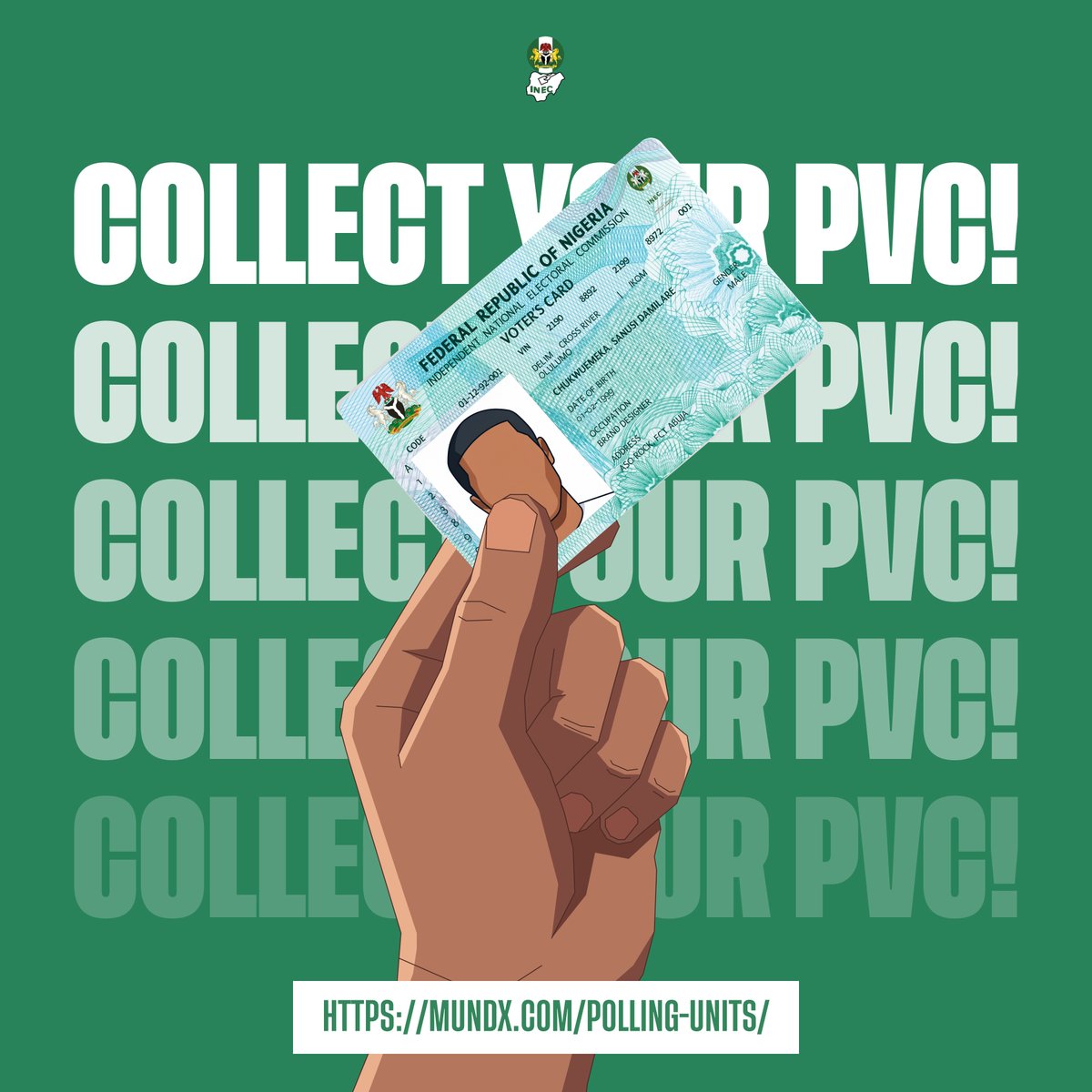 the_olatomiwa's tweet photo. COLLECT YOUR PVC! ✌🏽 https://t.co/HvoBi9gzOM