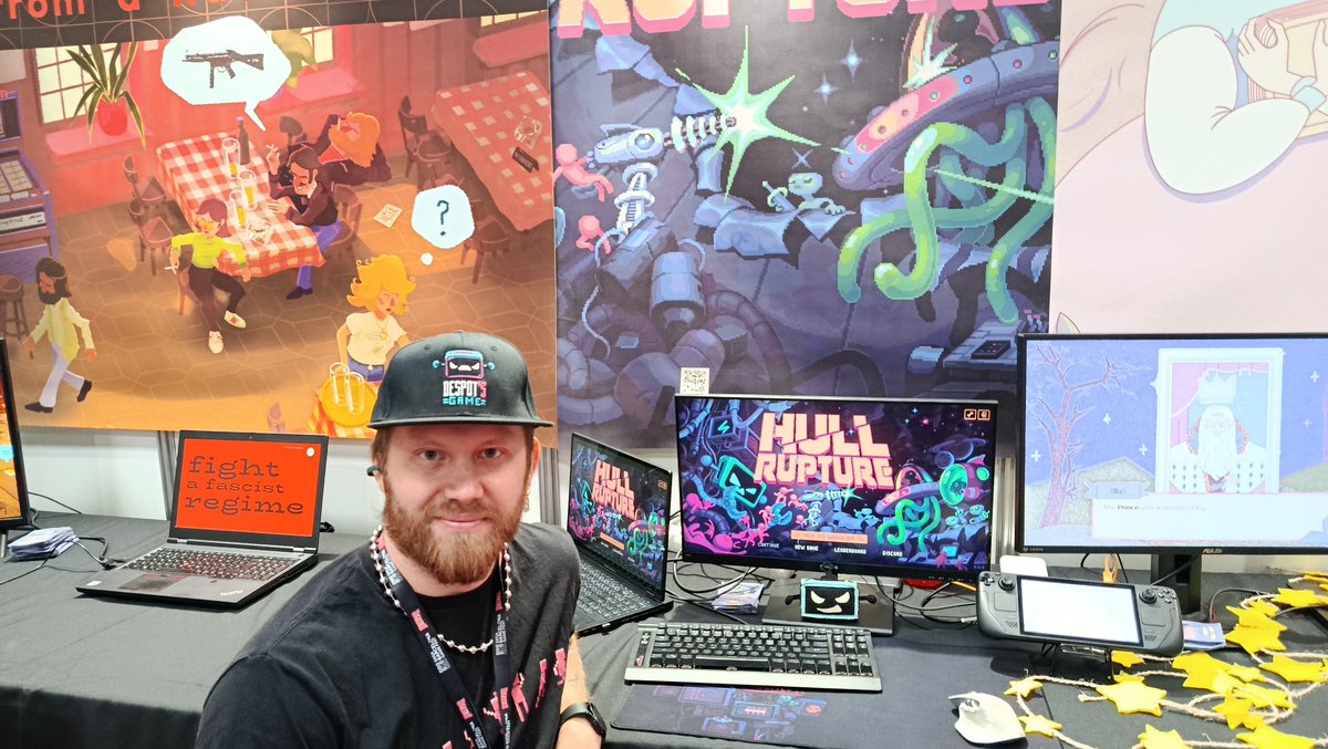 As91Amo's tweet photo. Hull Rupture from 
@DespotsGames
 thx for your time #SAGABarcelonaGameFest #despot https://t.co/9Wqdk9FCqs