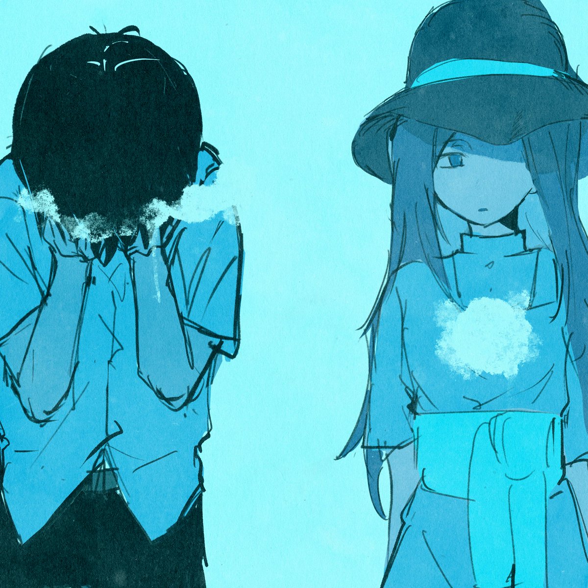 hiiruao's tweet photo. #ヨルシカファンアート https://t.co/3ApYMMgnjw