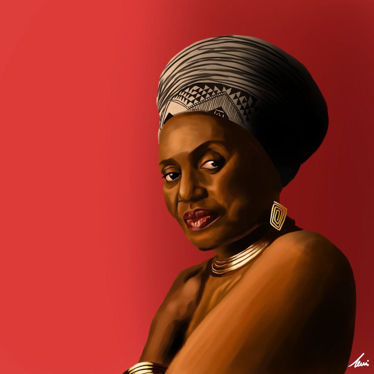 goyareincarnate's tweet photo. MY NEW PAINTING; MIRIAM MAKEBA 

A piece spotlighting one of the greatest women to come off africa, transcening music to become Africa's identity, but is barely spoken about today https://t.co/FdGfNhVudt