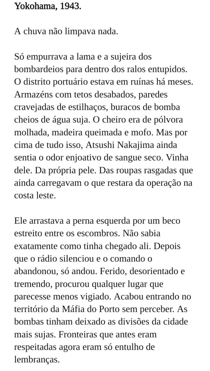 Sorazp2z's tweet photo. Resolvi postar o primeiro capítulo da fanfic por aqui!  O plano ainda é publicar no Wattpad, mas resolvi públicar um pouco aqui também. Ainda não sei se o segundo capítulo vai sair por aqui, mas veremos.

(LEIA OS AVISOS DE GATILHO!)

Capítulo 1 — Parte 1
#BSDAU #ShinSoukoku #AU https://t.co/Bshn2rOTS8