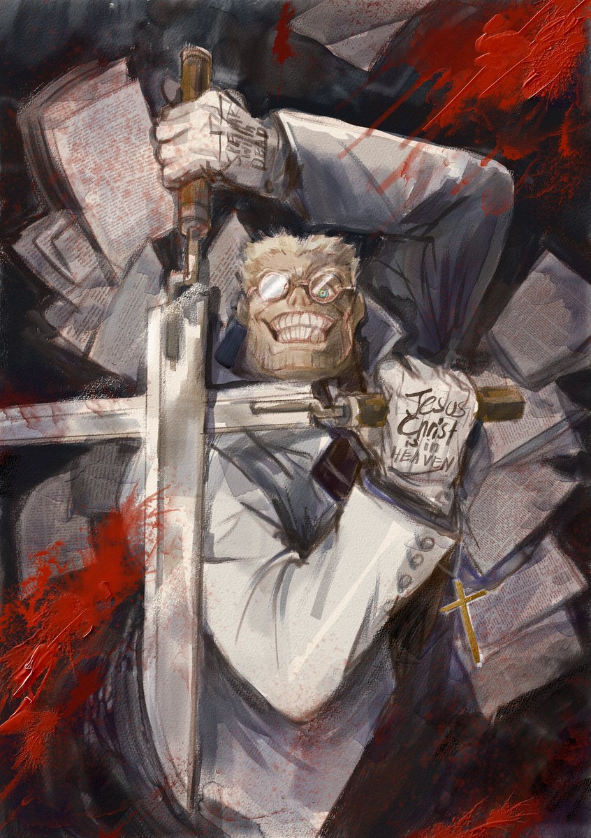 nightmareSyrup's tweet photo. "...AND BECAUSE IT'S FUCK'N FUN!"
Oh, just a Father Alexander Anderson! https://t.co/Q1LwCCSZPf