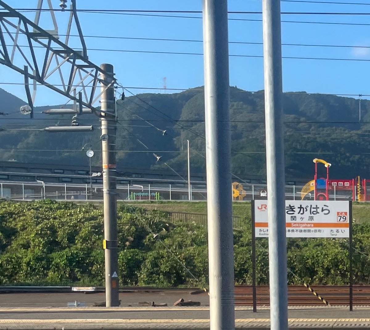 hopesanta3's tweet photo. 天下分け目の関ヶ原っす🚊 https://t.co/nmnwHONEbJ