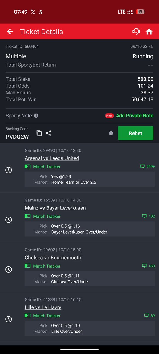 Gentle_Comedie2's tweet photo. Best selections 

100 odds ------- PVDQ2W

Game started well 🍏 NEXT TICKET WILL BE OUR FAVOURITE HSH 👀 https://t.co/uEG2iIR6R6