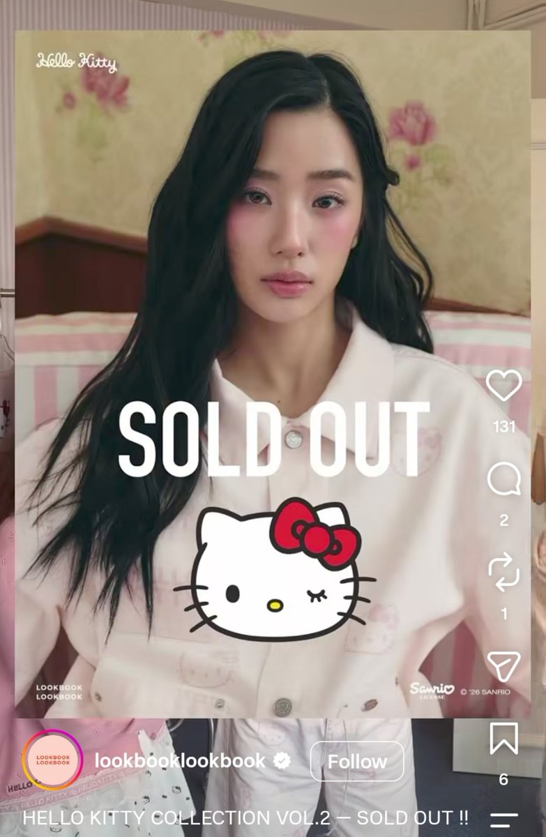 lovelytu_'s tweet photo. Oh wow all sold out👏🏻

#tontawan #lookbooklookbook
#lookbooklookbookhellokitty https://t.co/7rjMRT04v9