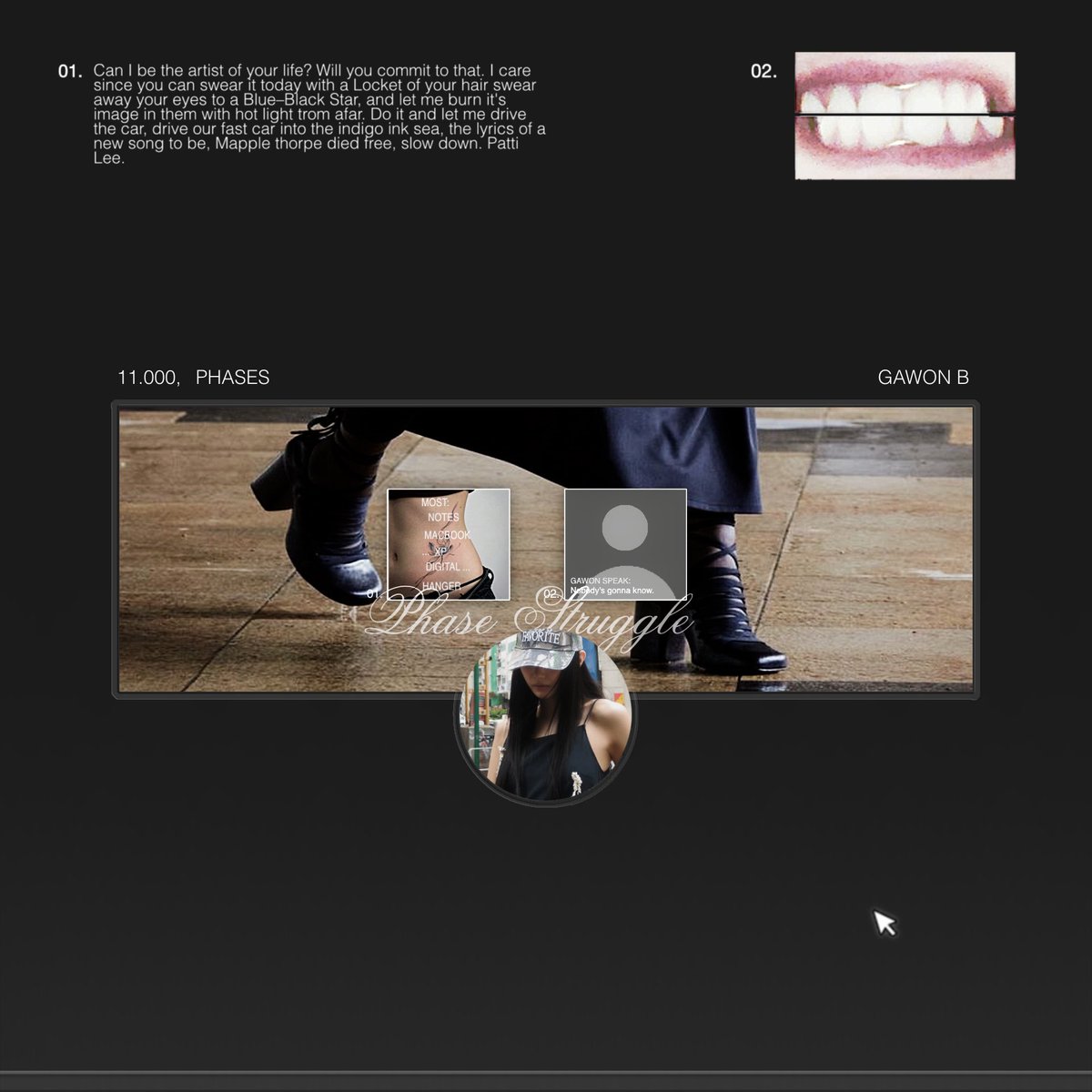 Weakttes's tweet photo. Retweet are appreciated! 

Got 3/3 Layout up for grabs featuring. Gawon newest update with costs as shown. Ava pngs only! Snag em, Punkies! +1K for retext all, free for half.

#zonauang https://t.co/UgcyraKKNK