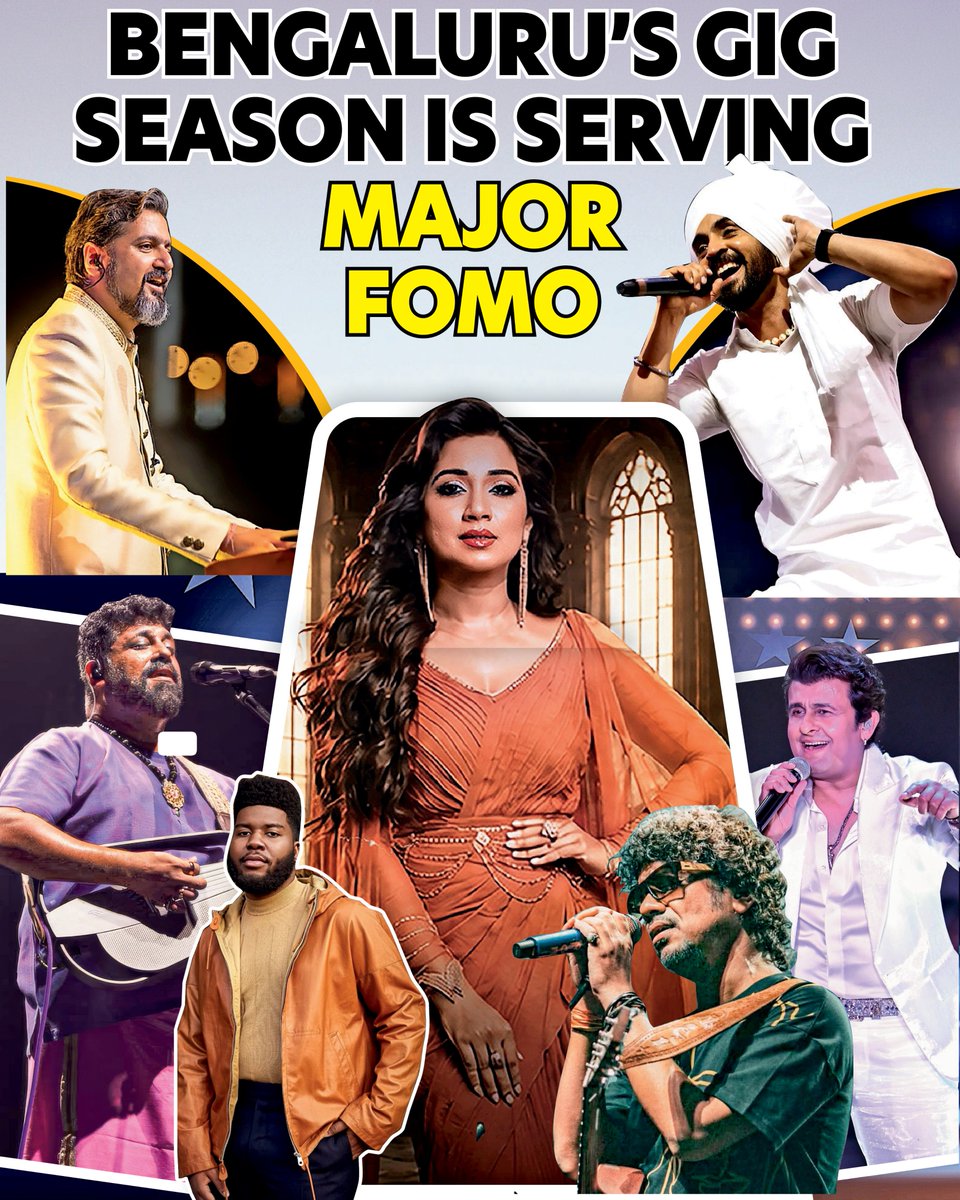 BangaloreTimes1's tweet photo. From Guns N’ Roses and Diljit to Fred again.., Shreya Ghoshal and Raghu Dixit, here’s your three-month guide to the city’s biggest nights — and the gigs worth saving up for 

Read here
https://t.co/hZMxeaMQLP

#concerts #bengaluruconcert #latest #trending https://t.co/wloBfSgt4J