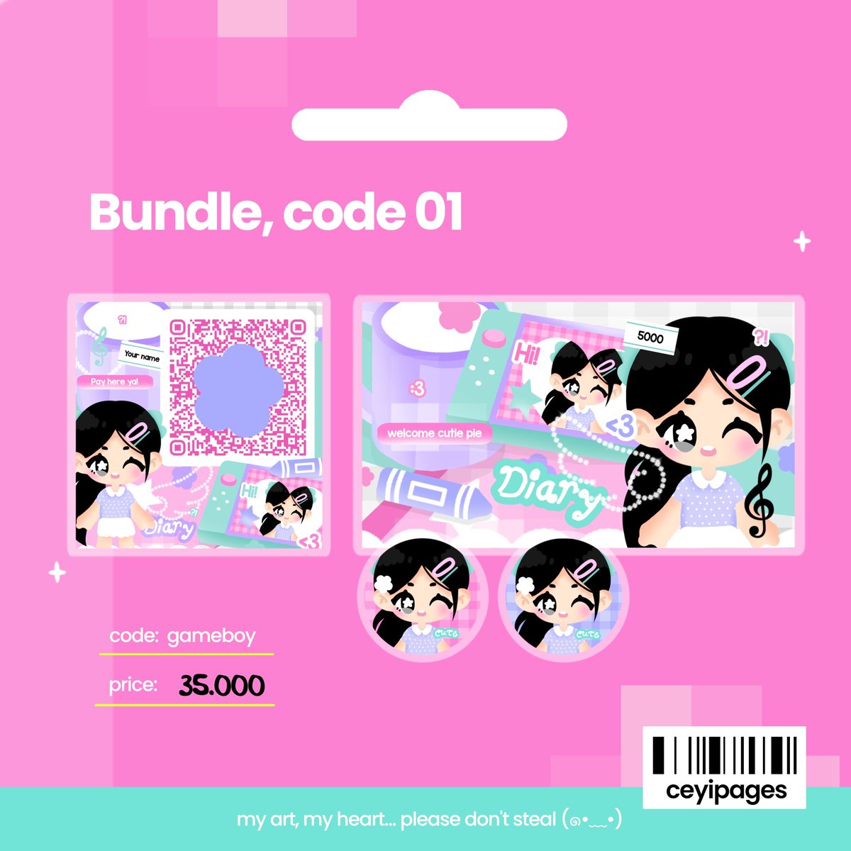 ceyipages's tweet photo. Retweet will really apreciated! ♥︎ Hai aku ada 4 chibi bundle wabis &amp; QR ready stock! #bealanja

🪷 https://t.co/JeQsmWP0vl (QRIS)
🍊 NO RETEXT 

Bisa jajan ke DM atau https://t.co/dnwFTH42ws

Slide for more: ^____< https://t.co/BrxROAO57k