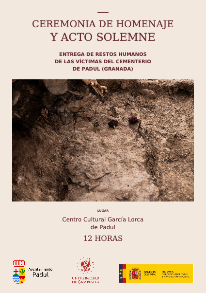 CanalUGR's tweet photo. 🕯️ Las familias de las dos primeras víctimas identificadas en las fosas comunes de Padul recibirán sus restos

🔬 El equipo 'Universidad y Memoria' de la #UGR ha exhumado ya a 35 de las 70 víctimas estimadas

📅 12 de octubre 

🖇️ Todos los detalles: https://t.co/JzojckONAi https://t.co/aPE8j8Pp3M