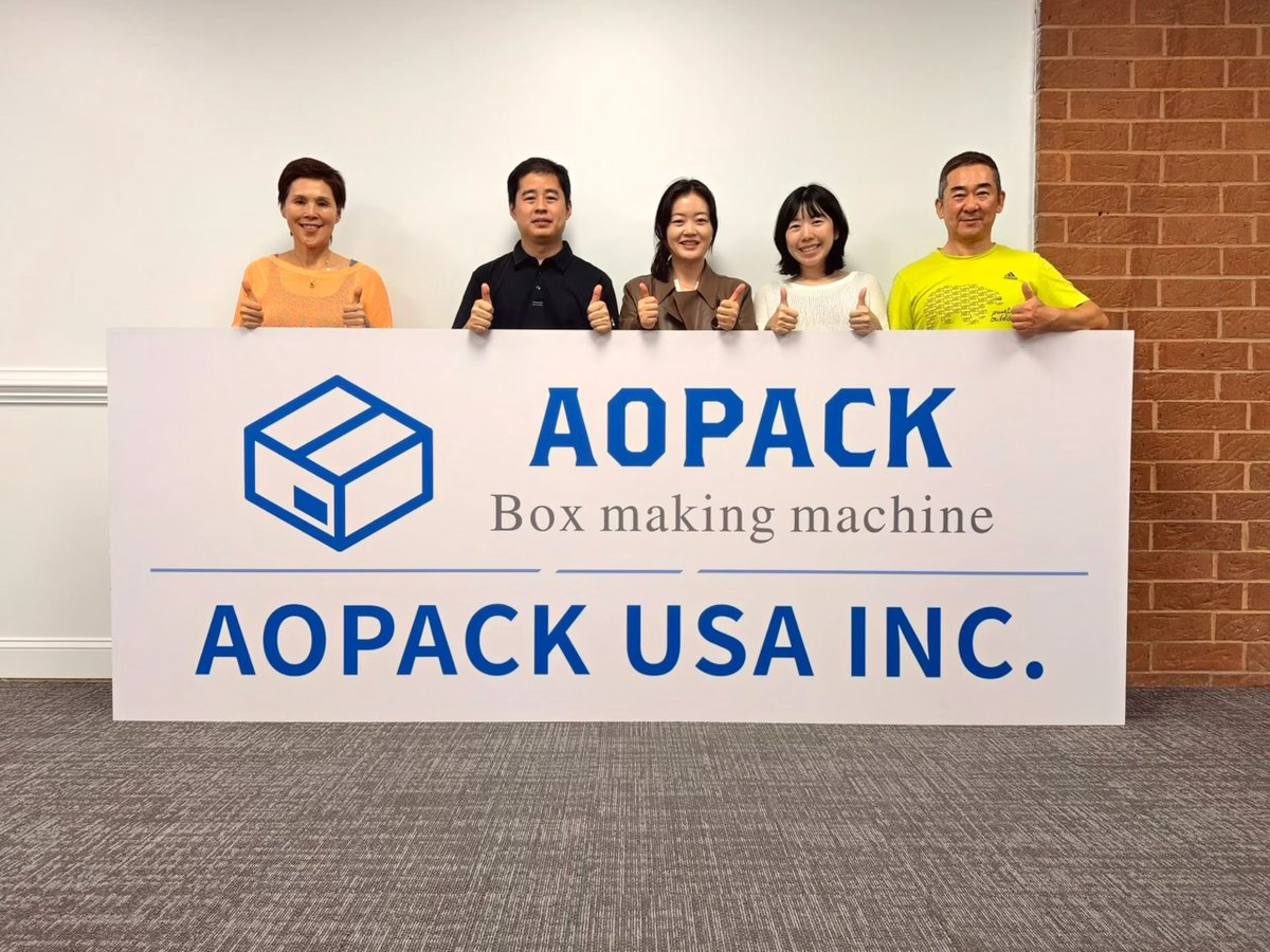 AOPACK_Machine's tweet photo. 🇺🇸 A new chapter for AOPACK USA!

We’re celebrating our opening in Norcross, Georgia. Thank you to everyone who helped make it happen!

Explore AOPACK box-making solutions:
https://t.co/ORFRgQQYxM
#AOPACKUSA #BoxMakingMachine https://t.co/GPW7Bfg8xX