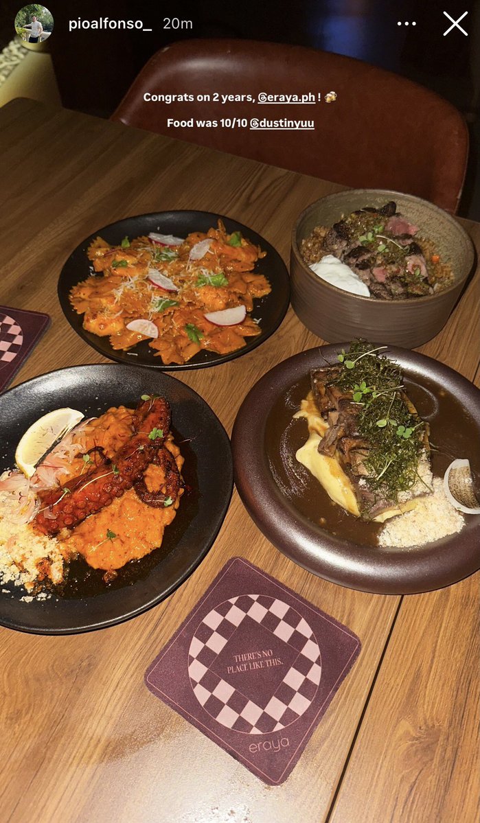 xoxodusbi's tweet photo. awww hanna and pio were also at eraya last night 🥹 so cute ! so supportive ! 🤎 https://t.co/7RfDyfTKk0