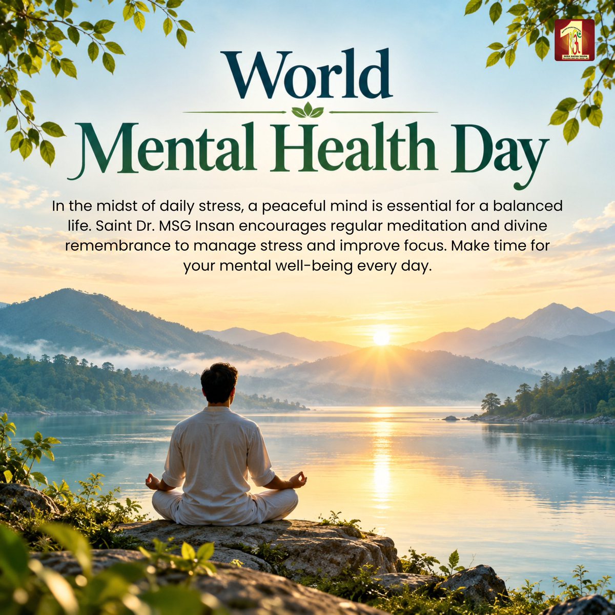 DSSNewsUpdates's tweet photo. Sometimes, a little kindness and a heartfelt conversation can make all the difference. Inspired by Saint Dr. MSG Insan, Dera Sacha Sauda encourages compassion, emotional support, and meditation for mental well-being. https://t.co/GtfPKqKugR
