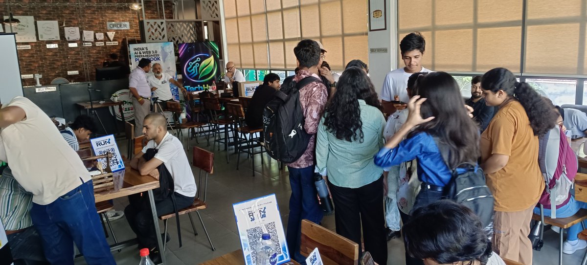 Shaanush's tweet photo. #RFTR Jaipur is off to a great start. ๐ฅ
The room is filling up, the conversations have begun, and the energy is exactly what we hoped for. Thank you, Jaipur!
Powered by @flitpayofficial. With our partners @thebitmela and @IBWofficial.
#GetReady #ReadyForTheRun @goinfini3 @raajeevanand @Pushpendra_33 @Rohit_goyal2002 @ashishsangai @acoolbansal @techevein @0x_bbc