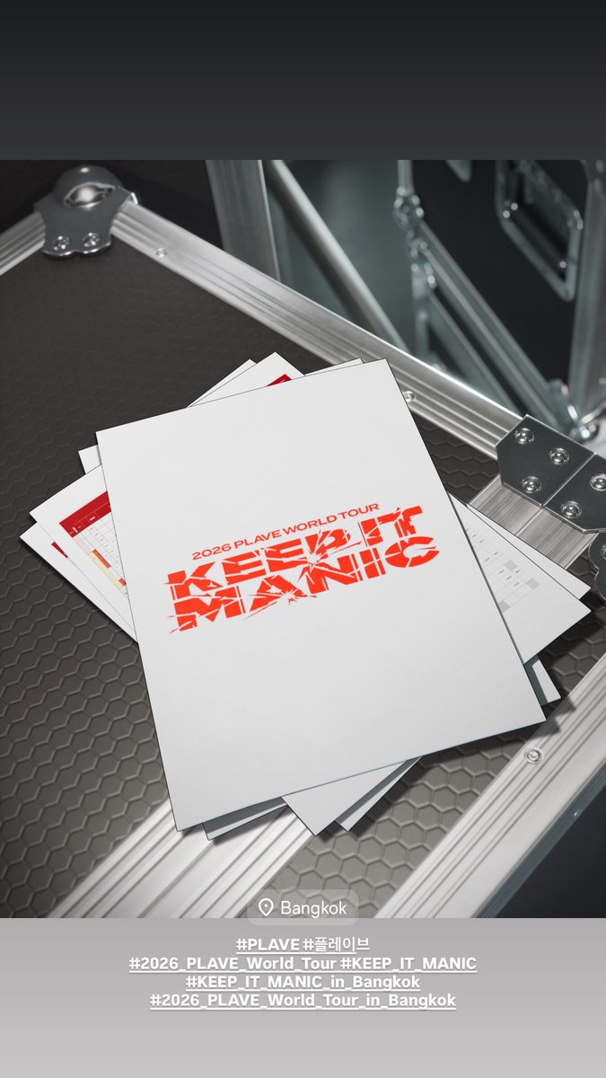 love_is_cherry's tweet photo. *

2026/10/10   PM 04:00
플레이브 공식 인스타그램 스토리  :

[KEEP IT MANIC] 
in BANGKOK

ㅡ
🔗https://t.co/cuxHRIl0S3

#플레이브 https://t.co/vqxLVVivD6