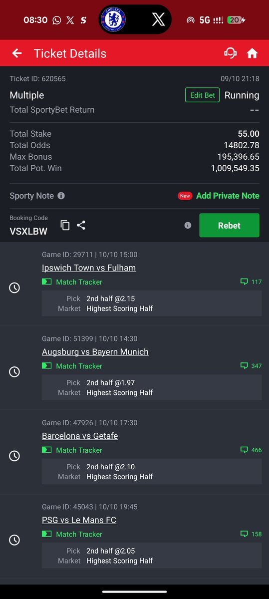 Gentle_Comedie2's tweet photo. Highest scoring half (HSH)

14k odds -------- VSXLBW

13/13 🍏 https://t.co/51ZFLN4LKD