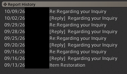 AdeptusGames's tweet photo. Idk what's going on with the FFXIV support team, but this sucks. I'd rather just get told I won't get the item back instead of being told it's being looked into for nearly a month. Very disappointed with the NA CS...

@FF_XIV_EN https://t.co/OwXDavFPvG
