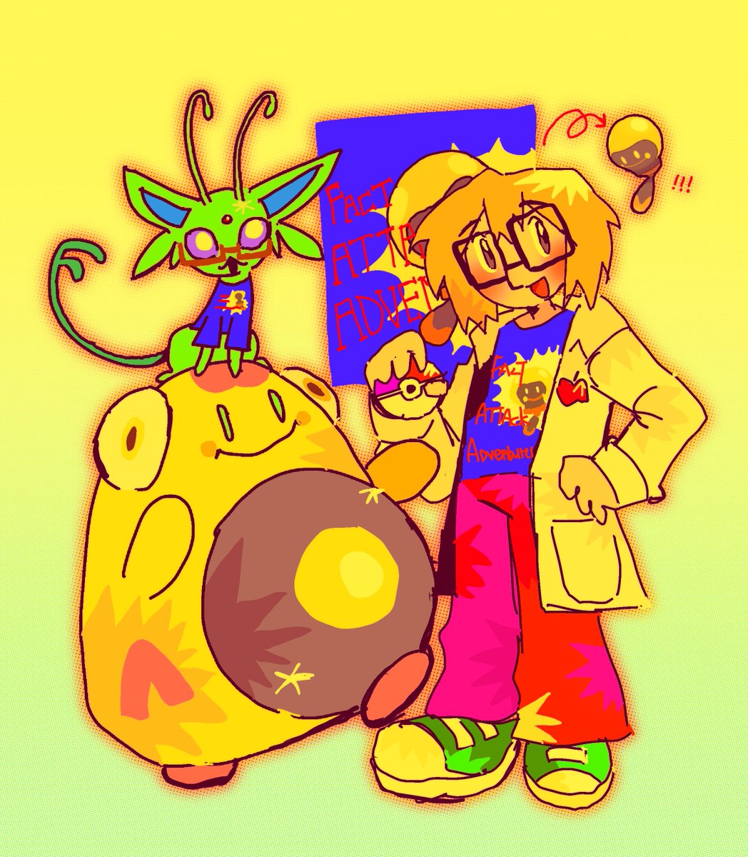 gewofusi's tweet photo. fact gang but pokemon
#factattackadventures https://t.co/XrkXLtGAm3