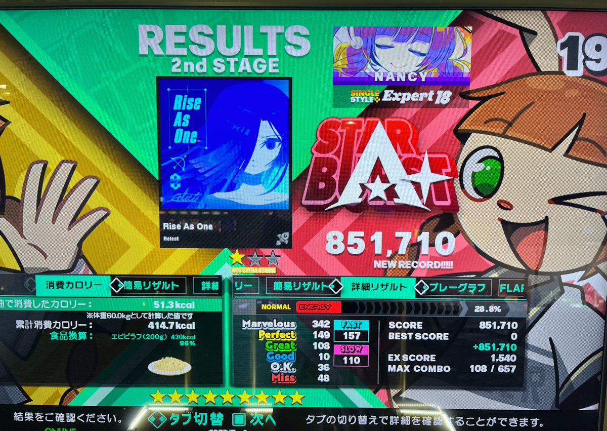 URluCO's tweet photo. DDR SP
曲は18クリア3曲！！！🥳
・Fascination ~eternal love mix~
・Rise As One
・Cosy Catastrophe

達成感は凄いが、疲労も凄い😂 https://t.co/SAFkJzGMhB