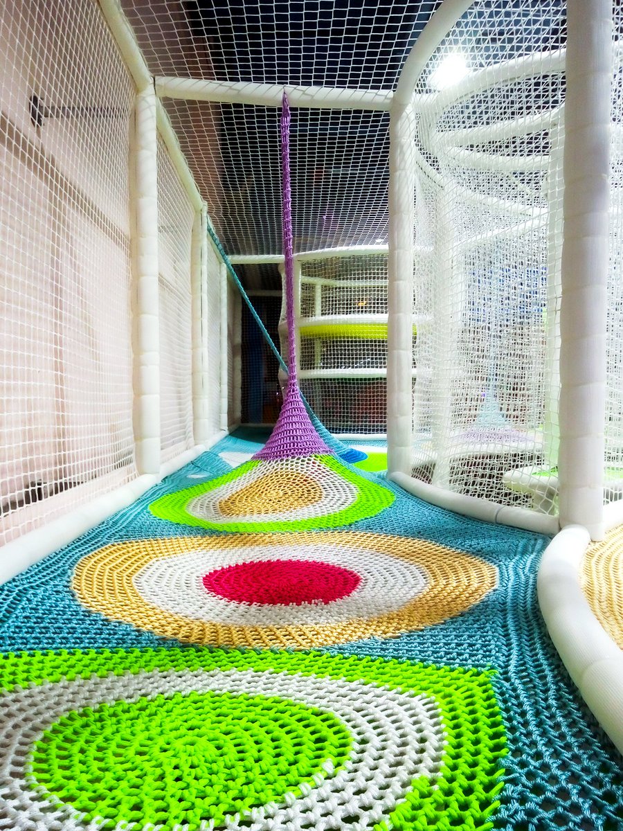 ColorfulNete's tweet photo. Changchun，China | Rope Net Park Project Successfully Delivered!
—
✅ Hand-woven colorful rope nets, integrally formed conical pillars, together with hanging rings and multi-level crawl holes, create a 3D adventure space — attractive and fun https://t.co/zFoTUAiaxR