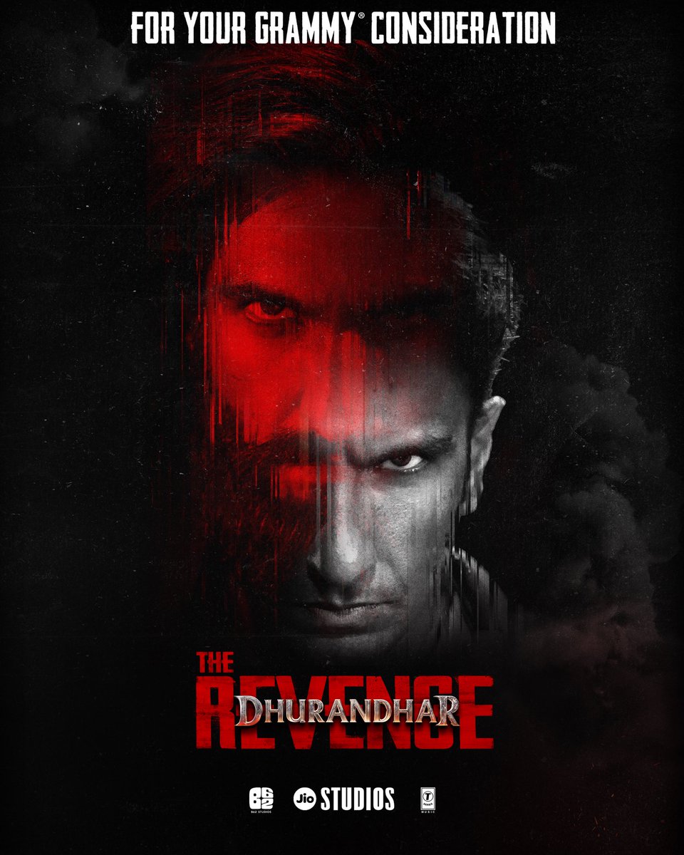 TSeries's tweet photo. DHURANDHAR THE REVENGE for your 2027 GRAMMY®️ consideration in the Best Global Music Performance, Best Asian Pop Music Performance, Best Dance/Electronic Recording, Best Remixed Recording, Best Rap Performance, Best Pop Duo/Group Performance, Best Song Written For Visual Media & Best Compilation Soundtrack For Visual Media  categories. 

Check the link below for more details. 

#ForYourConsideration #Grammys #RecordingAcademy #FYC

https://t.co/fePt3Js2Yr