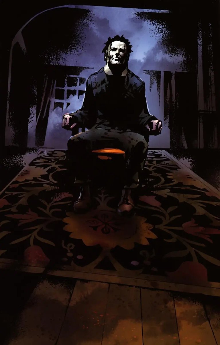 TheLaughingBat6's tweet photo. These Halloween comics are too fucking good. GET STEFAN HUTCHINSON IN THE WRITERS ROOM, NOW!!! #MichaelMyers #Halloween #horrortwt https://t.co/978ud4qJ1N