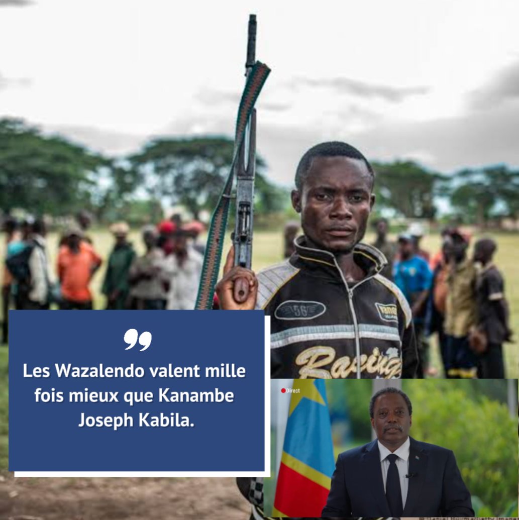 amluzayamo's tweet photo. 🚨🇨🇩 VOICI LE POINT QUI M’A BEAUCOUP PRÉOCCUPÉ DANS LE DISCOURS DE L’ACOLYTE DE PAUL KAGAME, JOSEPH KAZEMBERE, ALIAS KABILA.

👉 3e POINT : COLLABORATION ET RÔLE DES GROUPES ARMÉS (FDLR, WAZALENDO, ETC. 😂😂).

Voici ce que Kabila doit comprendre : les Wazalendo sont importants pour la RDC, bien plus que lui et ses 18 années passées au pouvoir.

En ciblant les Wazalendo, Kabila adopte une rhétorique qui fait écho aux intérêts du Rwanda et du M23, les seuls à voir dans ces résistants une menace sérieuse pour leurs projets de balkanisation.

⭐️⭐️⭐️⭐️⭐️⭐���--------------
🟥🟨🟦 LE PARADOXE DE LA CRITIQUE

Les Wazalendo, en se levant spontanément pour défendre la patrie face à l'agression, ont accompli en quelques années une résistance territoriale que les FARDC n'avaient pu consolider en 18 ans de règne sous Kabila. Pour une large partie de la population (Nord-Kivu, Sud-Kivu, et même au-delà), ils incarnent un patriotisme salvateur là où l'État était absent.

⭐️⭐️⭐️⭐️⭐️⭐️--------------
🟥🟨🟦LA QUESTION DES FDLR

Quant aux FDLR, le discours de Kabila est perçu comme une diversion. Ces derniers sont des étrangers dont la place est au Rwanda ; les utiliser pour salir le gouvernement congolais prouve que Kabila reste en phase avec la « doctrine rwandaise ». Sa stratégie vise à délégitimer toute résistance populaire (les Wazalendo) en faisant un amalgame douteux.

⭐️⭐️⭐️⭐️⭐️⭐️--------------
🟥🟨🟦L'HISTORIQUE PRO-KIGALI

La méfiance de Kabila envers les Wazalendo n'est pas nouvelle. En 2008, il avait favorisé l'émergence et l'ascension de mouvements comme le Twirwaneho, dont les liens avec Kigali étaient notoires. L'objectif était clair : éliminer toute velléité de résistance autochtone pour faciliter la mainmise de ses alliés sur les zones minières.

⭐️⭐️⭐️⭐️⭐️⭐️--------------
🟥🟨🟦PREUVE DU BIAIS DE KABILA

Son silence coupable sur Kigali et le M23, tout en attaquant violemment les forces d'autodéfense locales (Wazalendo), confirme son ancrage dans la logique de ses anciens mentors. Le bilan comparatif est sans appel : les Wazalendo protègent le sol congolais là où les 18 ans de Kabila ont surtout servi à infiltrer les institutions par des réseaux pro-kigalais.

⭐️⭐️⭐️⭐️⭐️⭐️--------------
🟥🟨🟦 COMPLICITÉ DE JOSEPH KABILA 

Pendant 18 ans, Kabila a privilégié des processus de « brassage » et de « mixage » qui, sous couvert d'intégration, ont permis au M23 et à d'autres groupes issus du Rwanda d'occuper des postes stratégiques dans l'armée, désorganisant de l'intérieur les capacités de défense nationale au profit du voisin rwandais.

@GaetanMASI @PatrickMuyaya @michombero @IsralMutombo11 @CybelleFuraha @MuadiLaeticia @Alix_rdc @AndyBemba @afrikarabia @DadanSauveur @JF_LE_DRIAN @DeniseNyakeru @damkup @TazamaRDC_Infos @VoiceOfCongo @congotask @CongoAbord @jessicataieb @LitsaniChoukran @ChrisNyamabo @kivupulse1 @kamba82 @kakese_leon @SergeKanyinda13 @kongolaise @AbouPatriote @petertiani007 @MoiseNyarugabo @ruberwazarias @RevColeman @christinatshis @Nevesbabe @Salynesmile @Moniamwanga12 @pmgalance