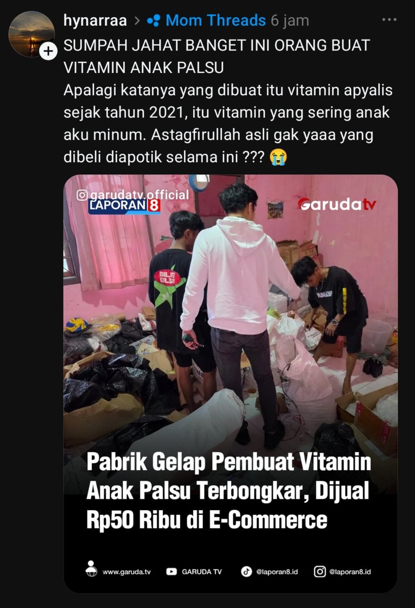 areumdowoonie's tweet photo. Ya Allah, dzalimnya 😭🙏
Kok bisa ya orang kepikiran berbuat sejahat ini ke anak-anak...

Mana dijualnya nggak jauh dari harga aslinya lagi, kemungkinan orang tua mau CO pas ngelihat harganya juga nggak ngeh kalau itu palsu, ngiranya mungkin dapet diskon voucher 😭🙏 https://t.co/e6hdcb2P2Y