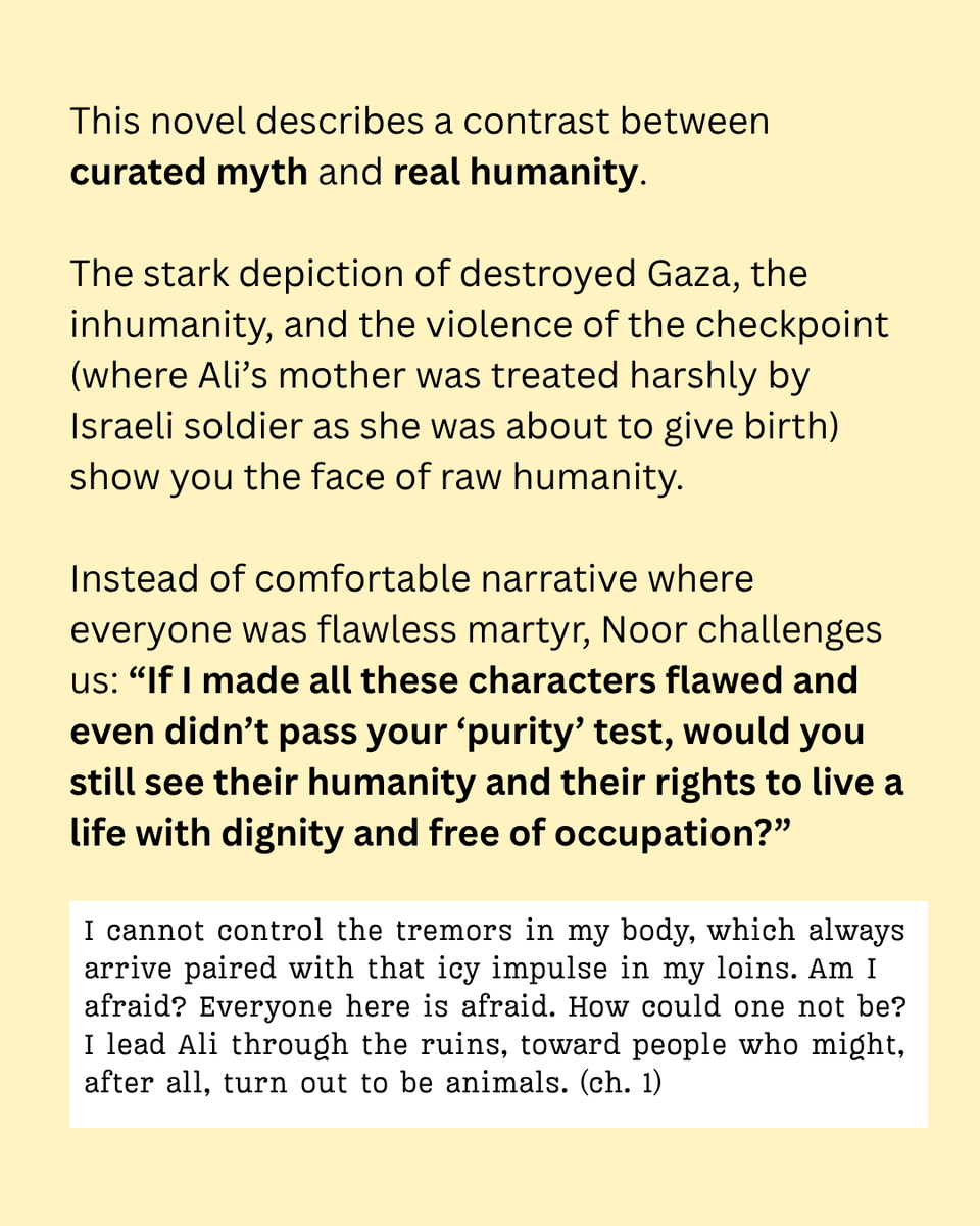 BlogTolkien's tweet photo. Just read The Last Prophet of Palestine, an indie debut of queer Palestinian writer Noor Al-Ahmad (she's on Threads &amp; IG as noortellstories), retelling the story of the Messiah in modern Gaza as a secret sect, with deeply flawed "apostles" and a queer Palestinian woman in Jordan. https://t.co/vZwoZX4Vci
