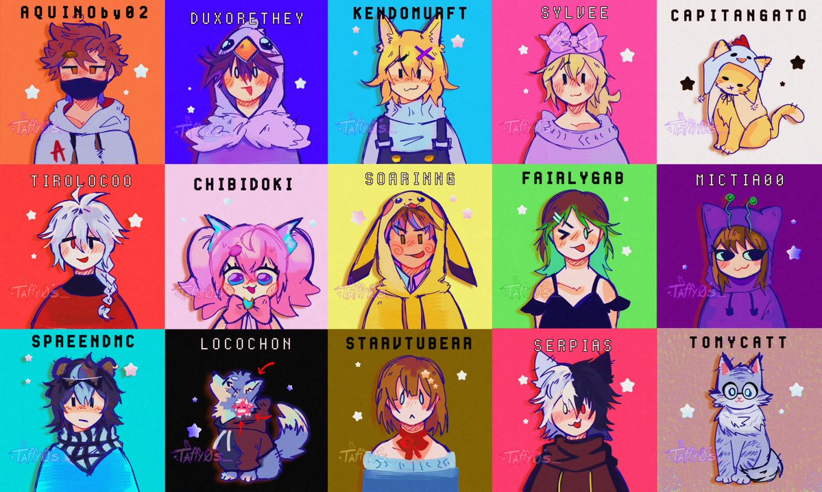 Taffy0s_'s tweet photo. Los tp q hice pa los wbns pero ahora como arte pop👍💫

#DedsafioFANART #Dedsafío4 #wbns #WebonesCorp https://t.co/ebxp70suuF