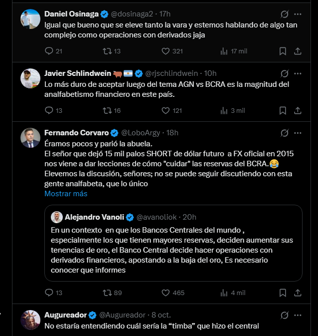 YaEstoyEnTw's tweet photo. Es increíble que siempre que se mandan una cagada salgan en manada a querer contrariar la realidad, estamos viviendo un asco, perdieron "stock" de oro para resguardar "ese stock" que básicamente es un activo de resguardo, o sea perdieron lingotes pero "ganaron" valor del activo https://t.co/vorycOdvMg