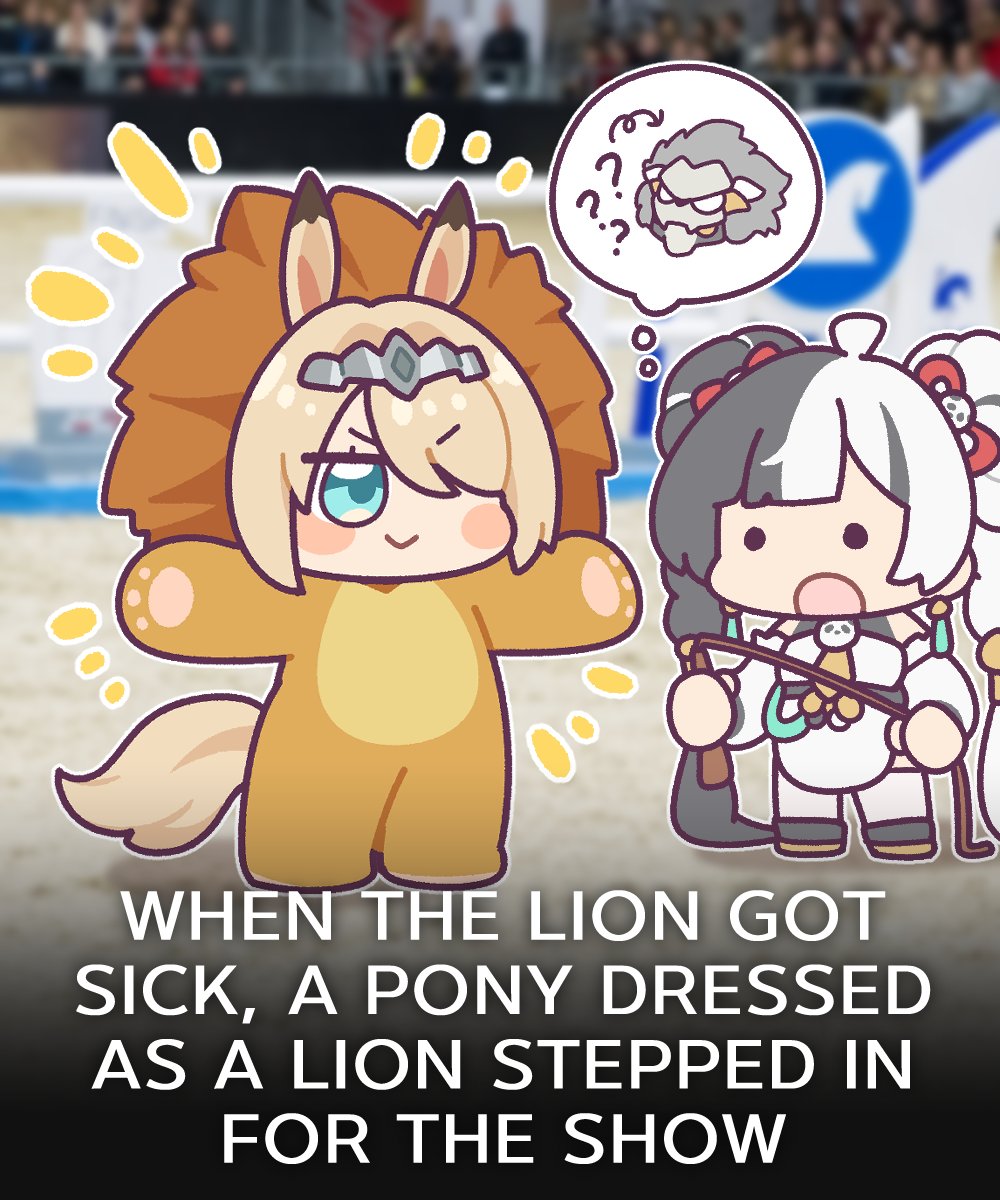 underdatv365's tweet photo. 🦁🐴 #zzzero #ゼンゼロ https://t.co/Dai4NLJDNx