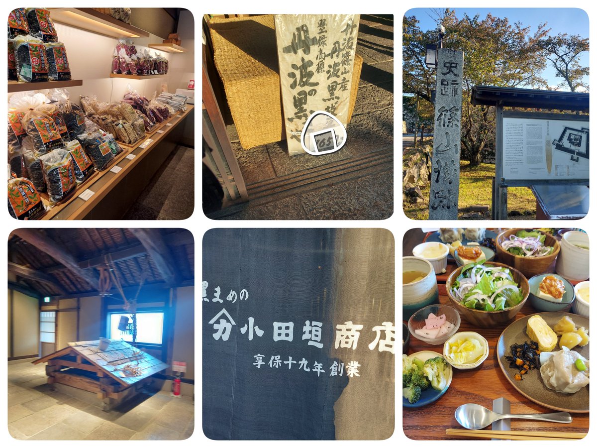 jarinkochiebou's tweet photo. 丹波篠山、黒豆解禁⭐ということで枝付き枝豆を買いに遠足🚗
観光客いっぱい💦

高見沢メシで取り上げてくださった小田垣さんで枝豆もゲット
めっちゃお土産かっちゃった💦

ランチもうまうま https://t.co/vFtFX5feqG