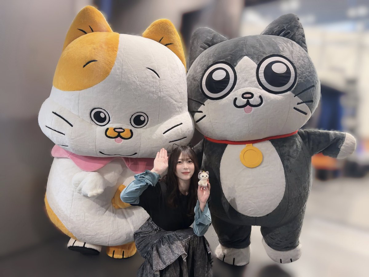 chiharu_okr's tweet photo. キャラキューステージありがとうございました！
ただのファンでした
プンちゃん、てぷちゃん、ありがとう😭
同じステージに立てる日が来るなんてね……しかもタッグを組める日が来るなんてね……感無量です……
ゆづむんめあろペア強かったね❕
#ブシクリ10周年 https://t.co/vtBEy5kHvJ