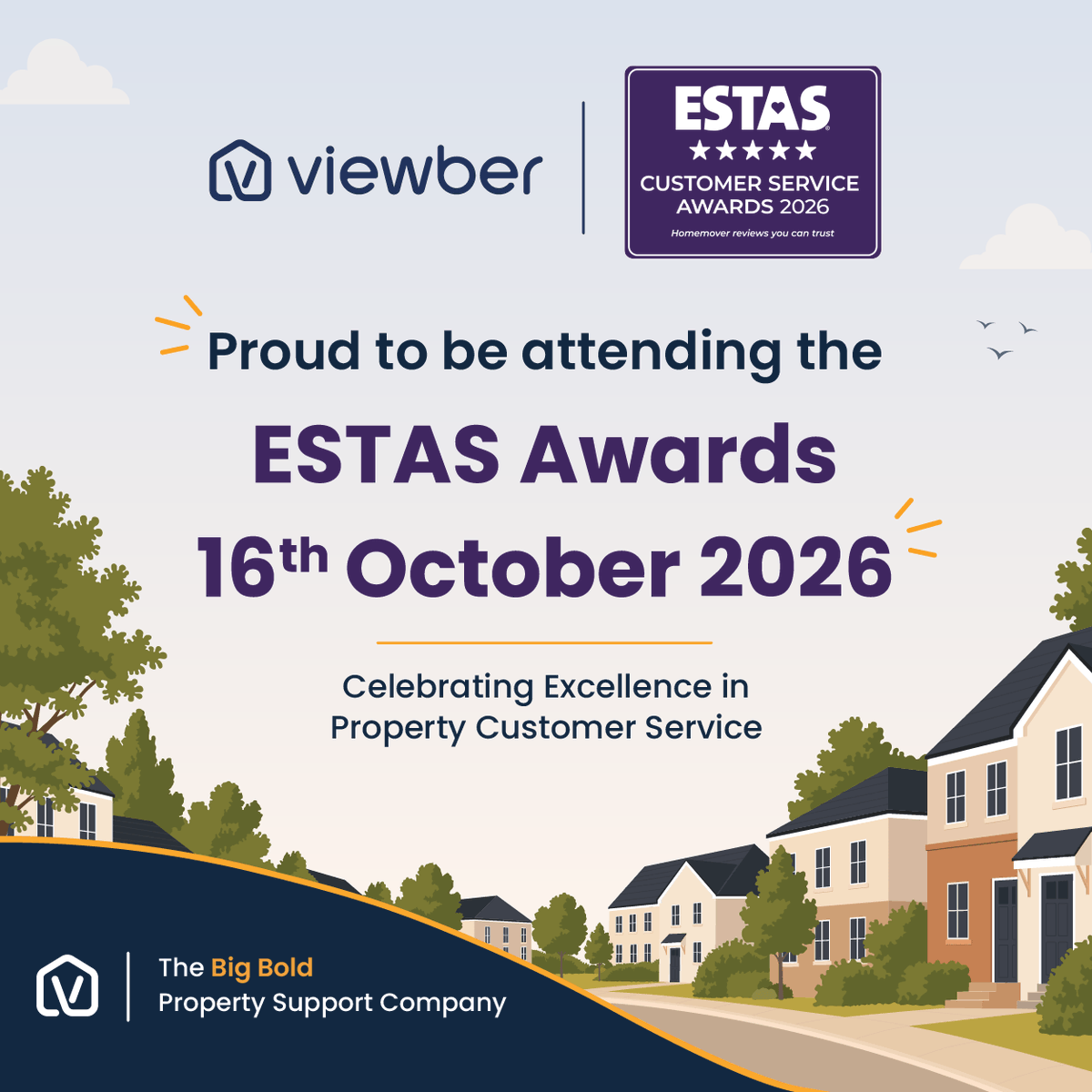 _Viewber's tweet photo. Thrilled to be shortlisted for an ESTAS Supplier Award! 🏆 

Behind every nomination is a team committed to keeping property moving - and incredible clients who rate what we do. 

We’re proud to support property professionals across the UK - from high-street agency branches to nationwide online operators - delivering reliable, flexible, on-demand property access and viewing services when and where you need them.

Here’s what a couple of our partners recently shared about working with Viewber:

💬 "Viewber provide fantastic national coverage and a really versatile range of services, including viewings, photography, routine visits and ad-hoc appointments. Their ability to handle short-notice requests so efficiently is a huge advantage and makes them an excellent fit for an online agency."
— Ben Jackson, Lomond Investment Management

💬 "Viewber is a very useful and overall great service which has allowed us to scale our agency business to locations we wouldn't have been able to reach."
— Freddie Hills, Knight Frank

Thank you to all our clients who take the time to share their feedback, it means the world to our team!

#ESTAS2026 #PropertyIndustry #PropertyManagement #EstateAgency #CustomerExcellence #Viewber #PropTech
