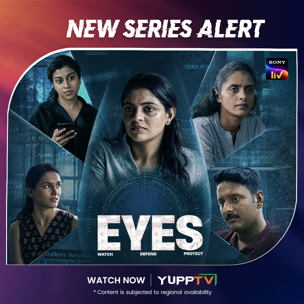 yupptv's tweet photo. New Series Alert📣 Watch latest Psychological thriller series EYES now streaming on Sony LIV, available with YuppTV @ https://t.co/xR8Itzyw5K
**Content is subjected to regional availability
#Eyes #series #thriller #Malayalam #ott #Watchlegally https://t.co/uMD8Hm5NvF