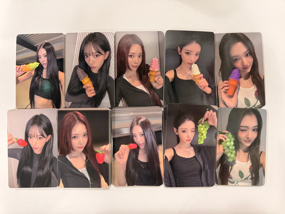 mandu01222's tweet photo. 미야오 bite now 아이스크림 포카 양도      

each 0.6 (2장 이상 배송 가능)   
1set (10장) 4.5   
배송비 0.2     

MEOVV 수인 가원 안나 나린 엘라 아이스크림 딸기 포카 https://t.co/nNicq8VXxr