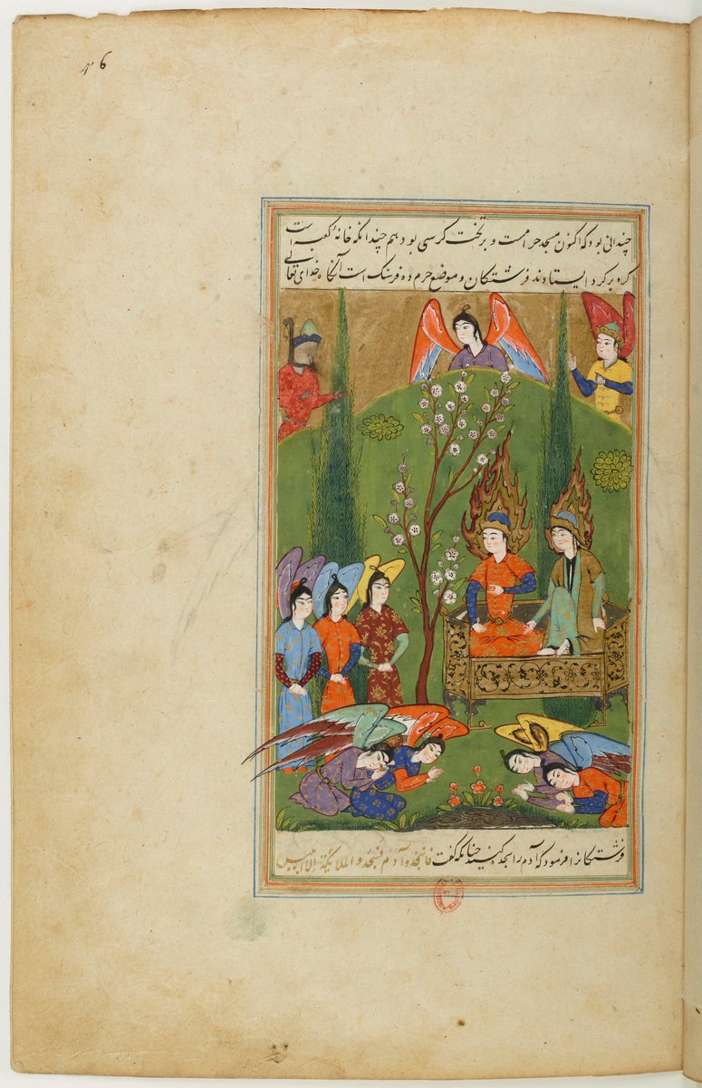 Mehrandhn's tweet photo. آنگاه خدای تعالی فرشتگانرا فرمود که آدم را سجده کنيد چنانکه گفت :
وَلَقَدْ خَلَقْنَاكُمْ ثُمَّ صَوَّرْنَاكُمْ ثُمَّ قُلْنَا لِلْمَلَائِكَةِ اسْجُدُوا لِآدَمَ فَسَجَدُوا إِلَّا إِبْلِيسَ لَمْ يَكُنْ مِنَ  السَّاجِدِينَ.

جملگی سجده کردند الا ابليس. https://t.co/LCENLNXC8n