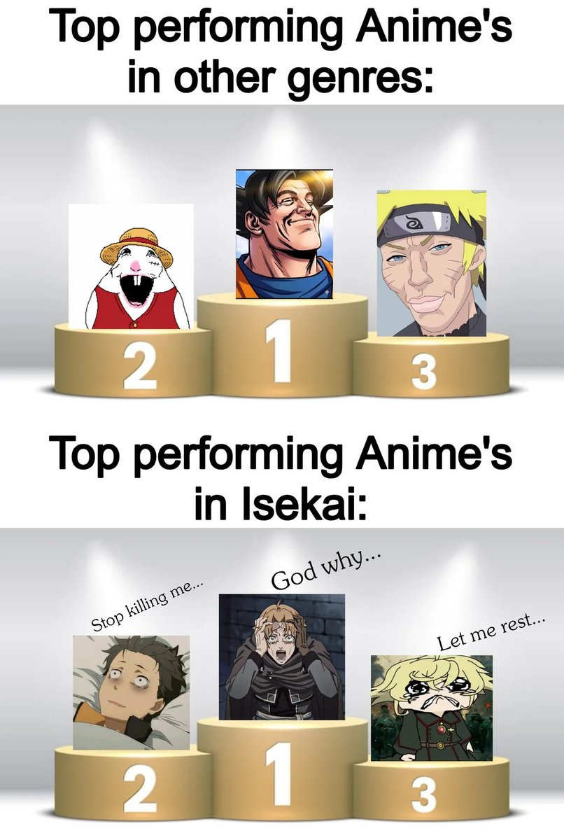 LordInosuke741's tweet photo. Shonen MCs vs Isekai MCs https://t.co/fy2vYsXy18