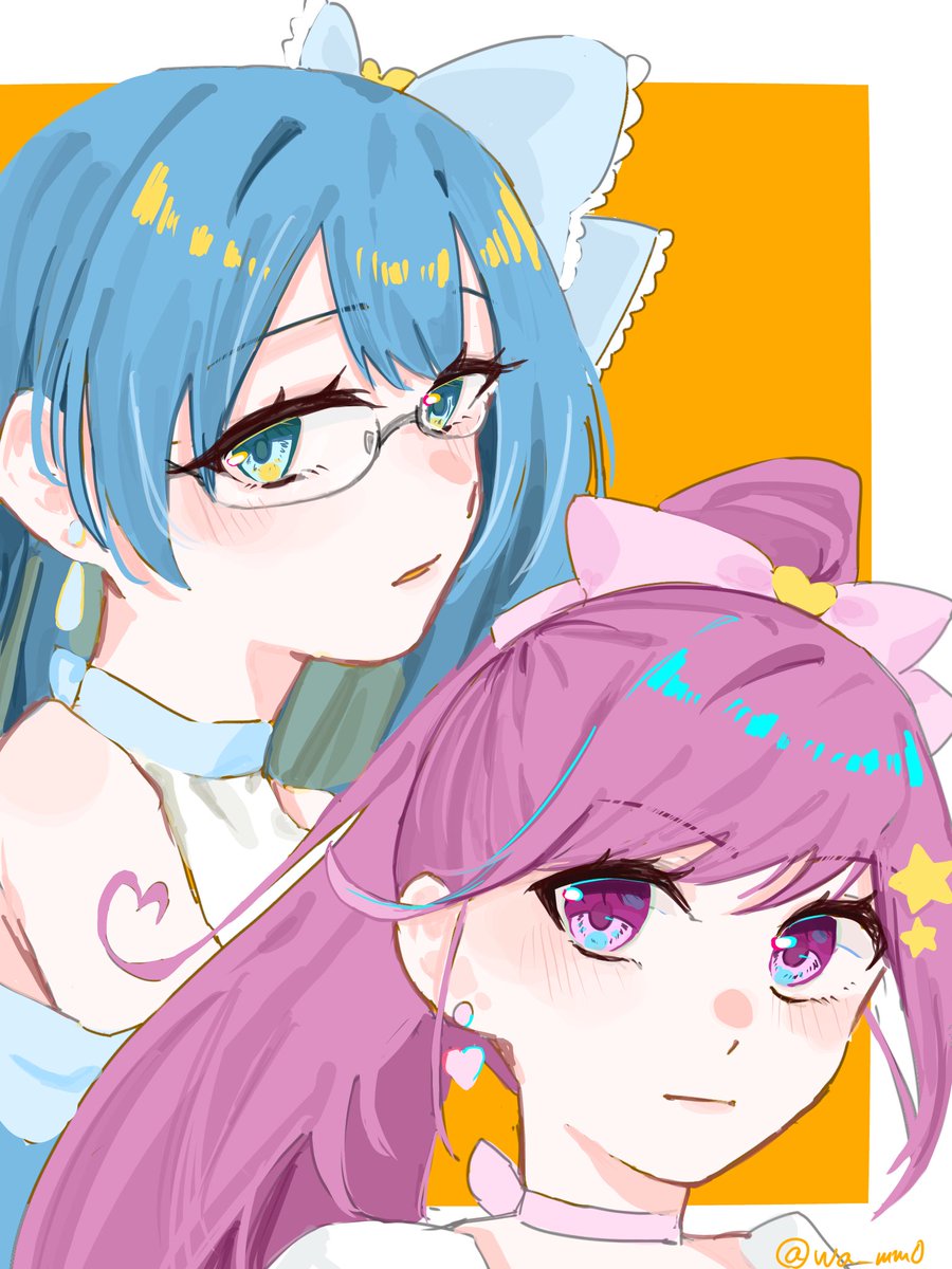 wa_mm0's tweet photo. 🩷🩵🪄
#oc #イラスト https://t.co/qrcyaFB3hY