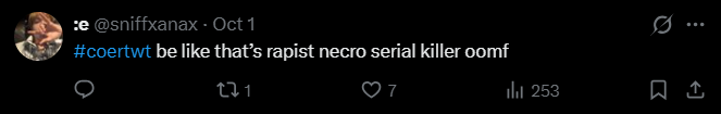 cynnabbon's tweet photo. weird ass bitch no wonder u stan cortis you're racist and ableist too
i turned my replies off cuz im tired of u dumbass cunts thinking ur allat for loving racist untalented flops don't try to defend cortis as if you're not racist urself https://t.co/GBT54Ex4vc